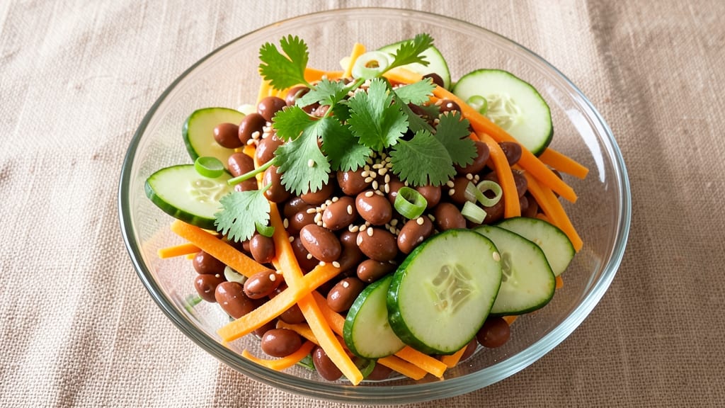 Adzuki Beans Salad Recipe: Sweet-Savory Crunch With Sesame Zing