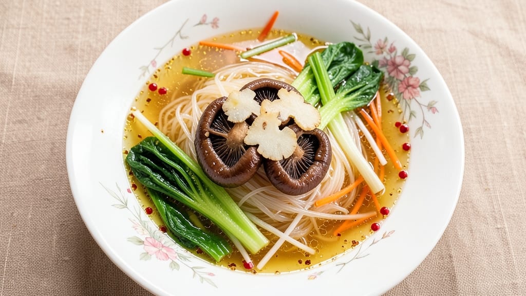 Bean Thread Noodles Soup Recipe: Silky Slippery Noodles in Savory Broth