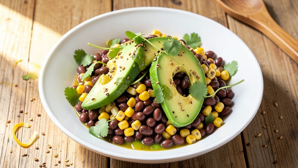 Black Bean Corn Cilantro Salad Recipe: Zesty Lime-Dressed Crunch in 15 Minutes