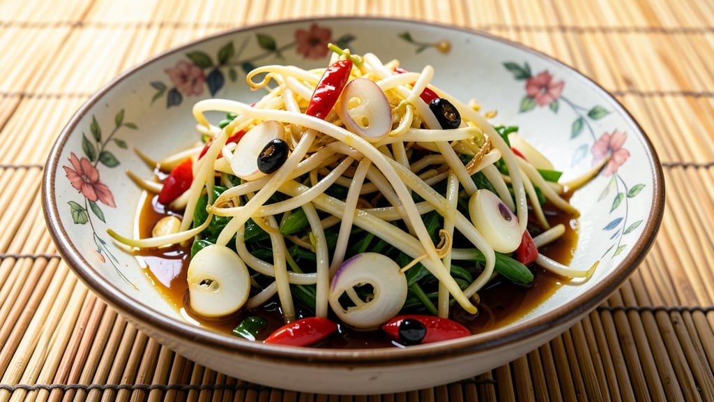 Bean Sprouts Filipino Recipe: Crispy-Fried with Garlic and Calamansi Zest
