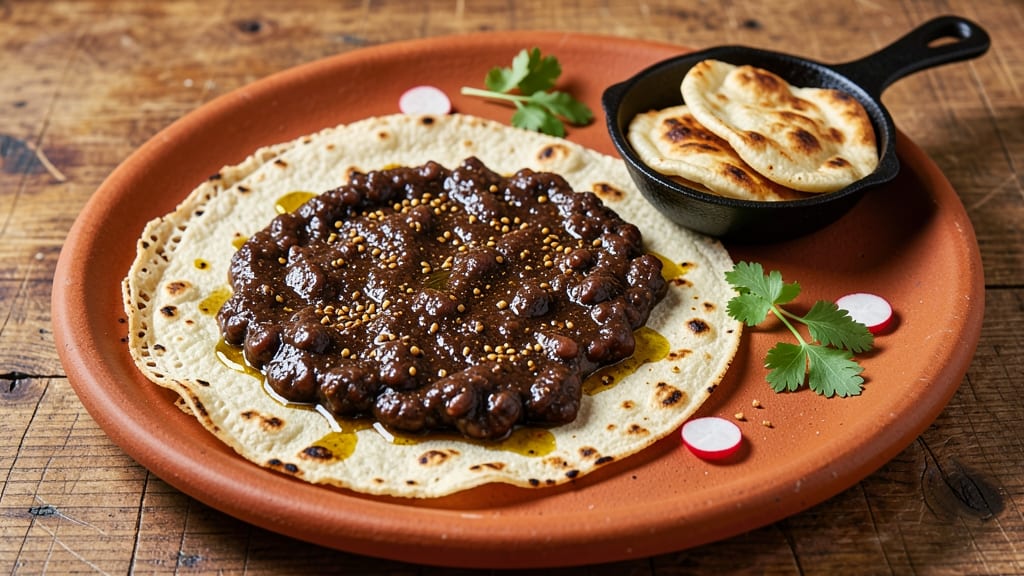 Bean Tortilla Recipe: Crispy Crowns Over Creamy Bean Filling