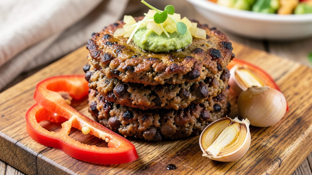Black Bean Hamburger Patties Recipe: Crispy-Edged, Umami-Packed Plant Power