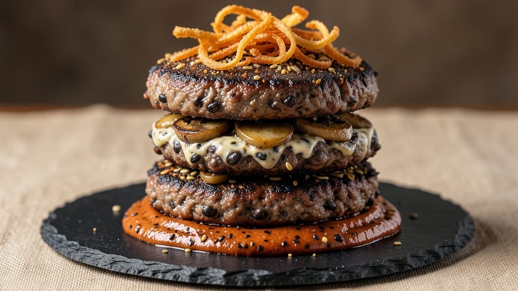 Burger King Bean Burgers Recipe: Smoky Cumin Crust With Mushroom Streaks