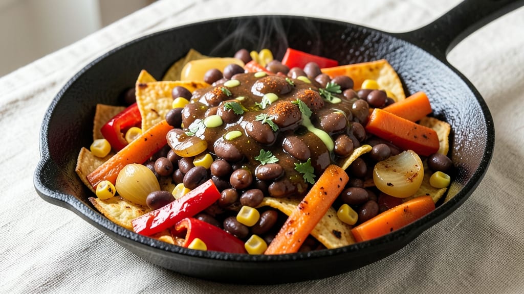 Baked Bean Medley Recipe: Smoky Cumin and Tortilla-Crusted Comfort