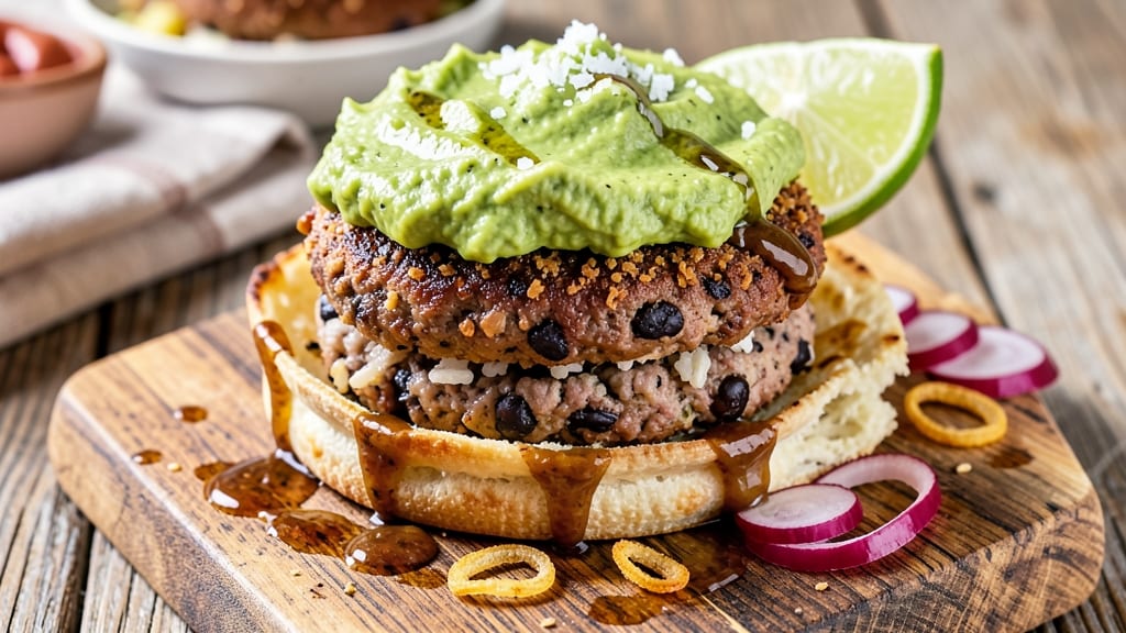Black Bean and Rice Veggie Burger Recipe: Crispy Tortilla-Crusted Plant-Based Bites