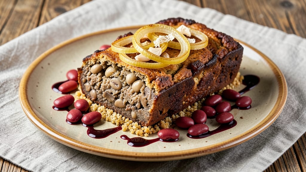 Vegetarian Bean Loaf Recipe: Crispy Top and Hearty Plant-Based Protein