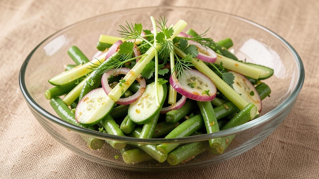 Bush's Best Bean Salad Recipe: Crunchy Cucumber and Herb Freshness