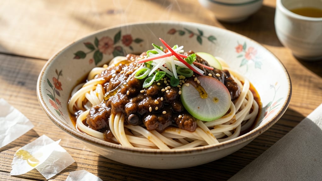 Black Bean Paste Noodles Korean Recipe: Fermented Umami Depth in One Bowl