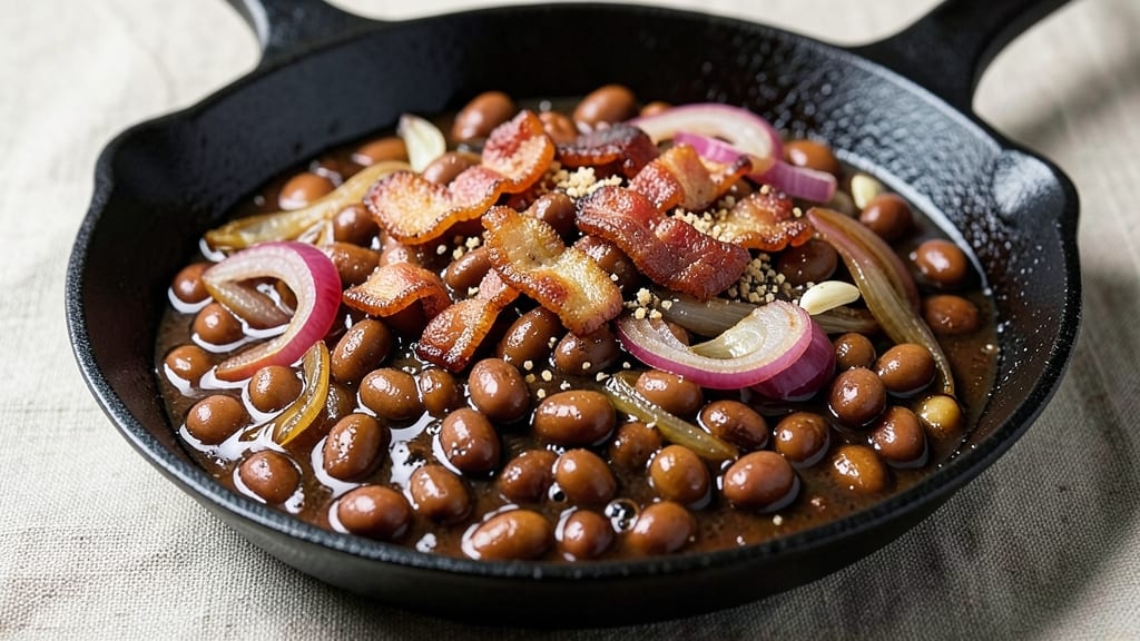 Baked Beans With Molasses and Brown Sugar Recipe: Slow-Simmered Depth and Caramelized Sweetness