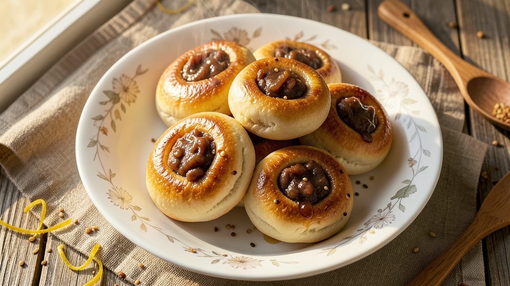Bean Paste Buns Recipe: Crispy Tortilla Crowns Over Creamy Bean Filling