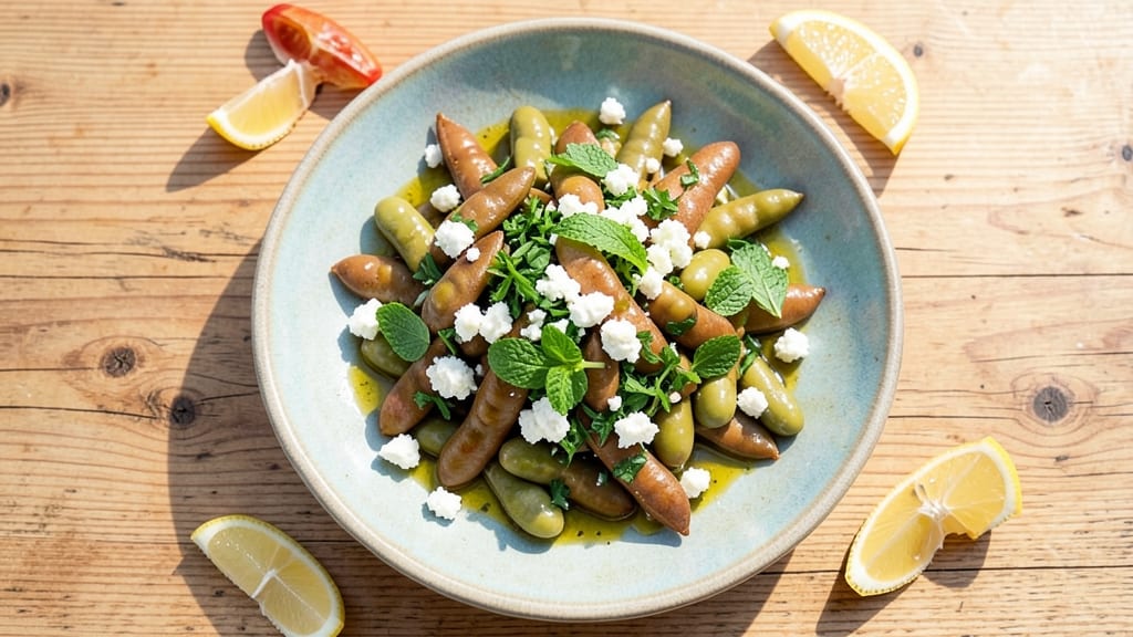 Broad Bean Salad Ottolenghi Recipe: Ottolenghi's Herb-Infused Brightness With Crunchy Topping