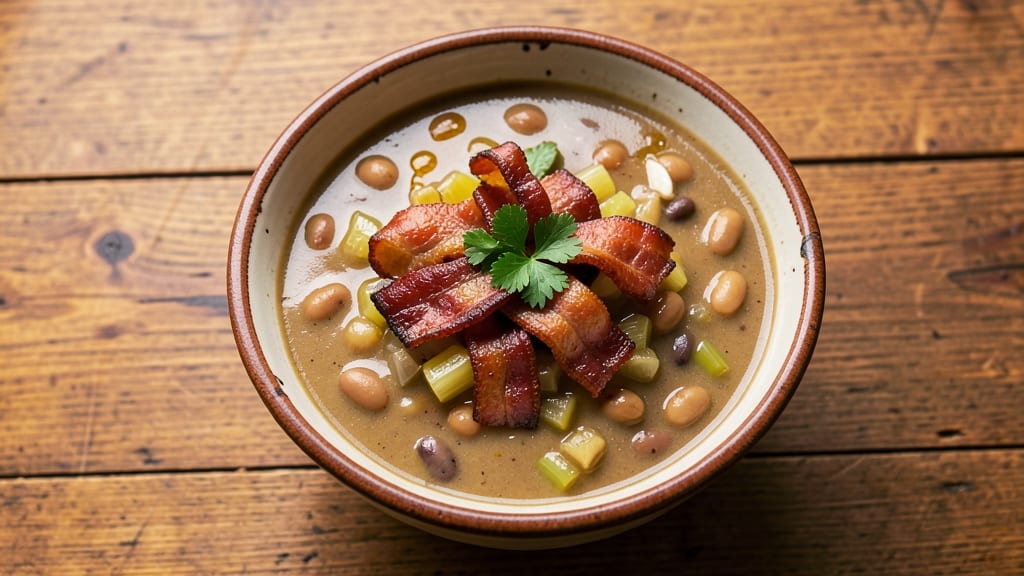 Bob Evans Navy Bean Soup Recipe: Smoky Bacon and Herb-Infused Heartiness