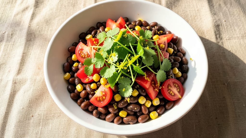 Aldi Black Bean Salad Copycat Recipe: Crispy Tortilla Crowns Over Creamy Lime Zest Base