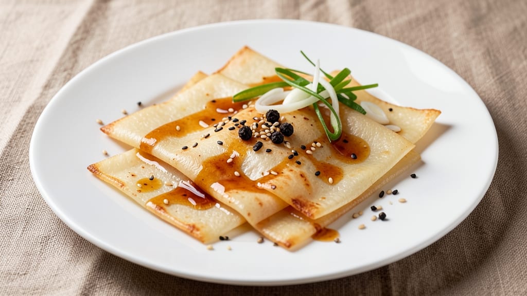 Bean Curd Sheets Recipe Vegetarian: Crispy-Fried Delight With Silky Bean Heart