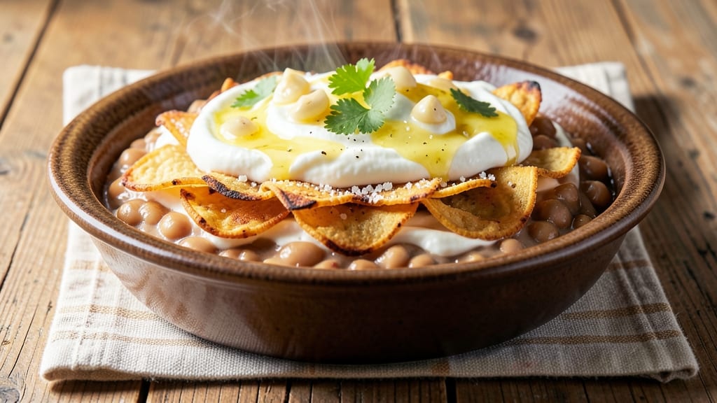 Baked Layered Bean Dip Recipe: Crispy Tortilla Crowns Over Creamy White Bean Bliss