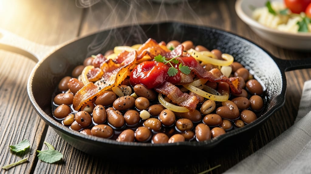 Baked Beans With Bacon and Molasses Recipe: Smoky-Sweet Depth From Stovetop to Oven