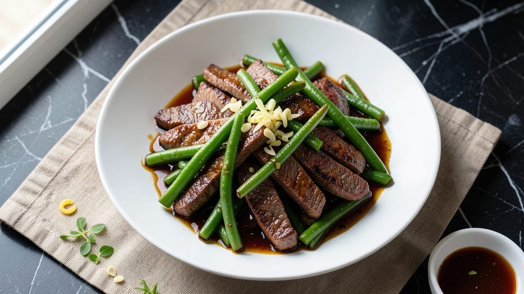 Beef and String Beans Stir Fry Recipe: Wok-Seared Tenderness with Crunchy Green Beans