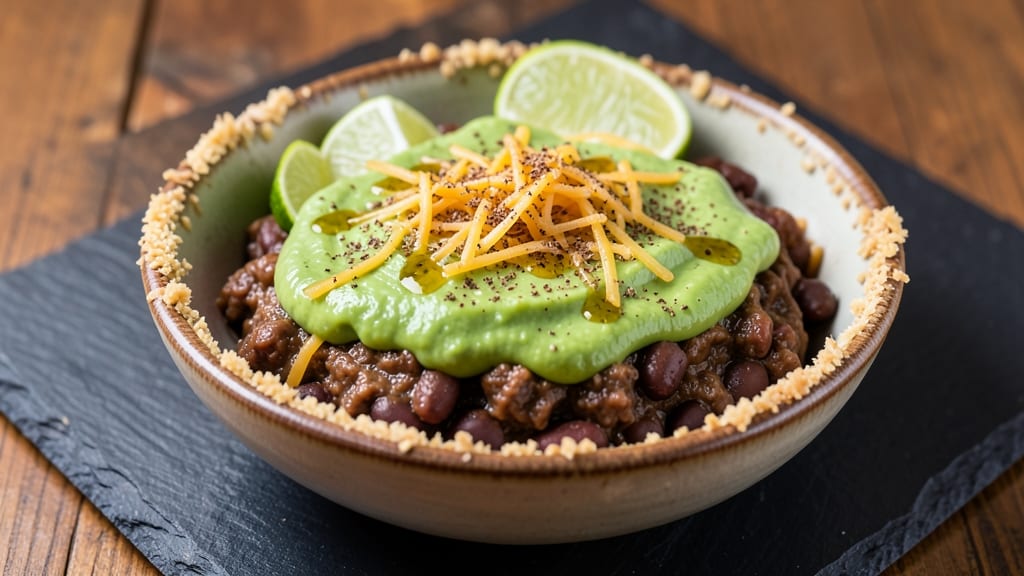 Black Bean Keto Recipe: Creamy Cumin-Spiced Mash With Crispy Topping