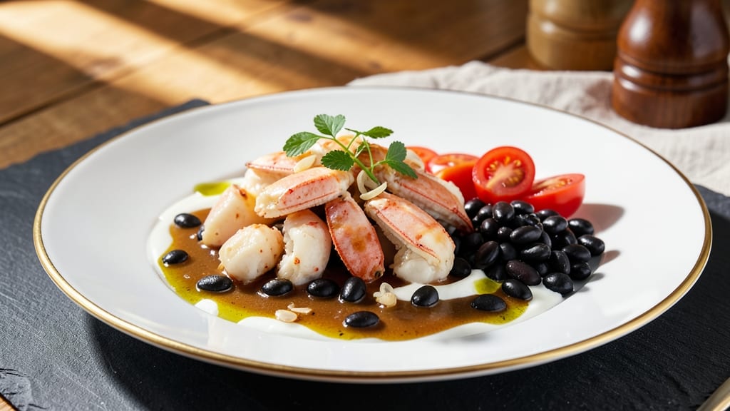 Black Bean and Crab Recipe: Spiced Tomato-Cream Fusion With Sweet Crab Bites