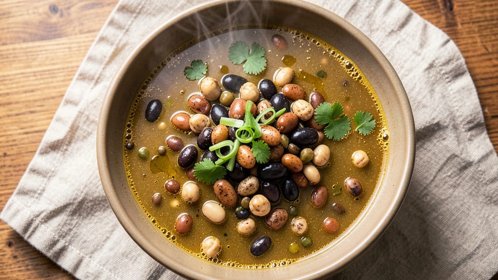 9 Bean Soup Slow Cooker Recipe: Hearty Vegetarian Meal in One Pot