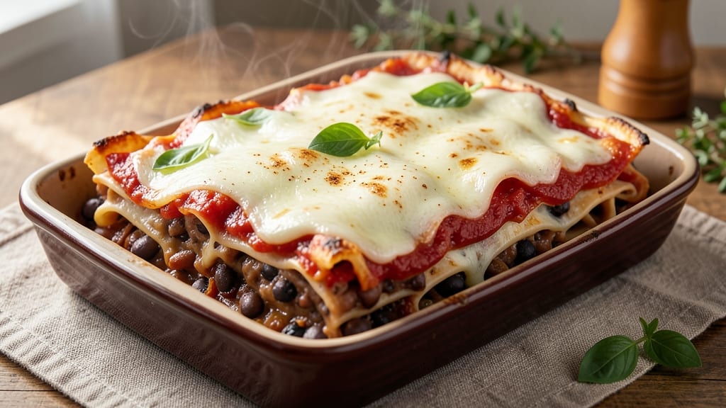 Baked Bean Lasagne Recipe: Layers of Smoky Tomato and Melted Cheese Bliss