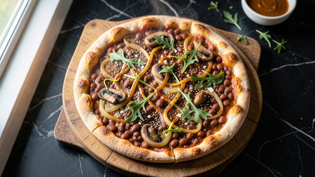 Baked Bean Pizza Recipe: Smoky Cumin and Caramelized Onion Layers