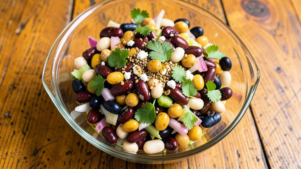 8 Bean Salad Recipe: Hearty Protein-Packed Lunch in a Jar
