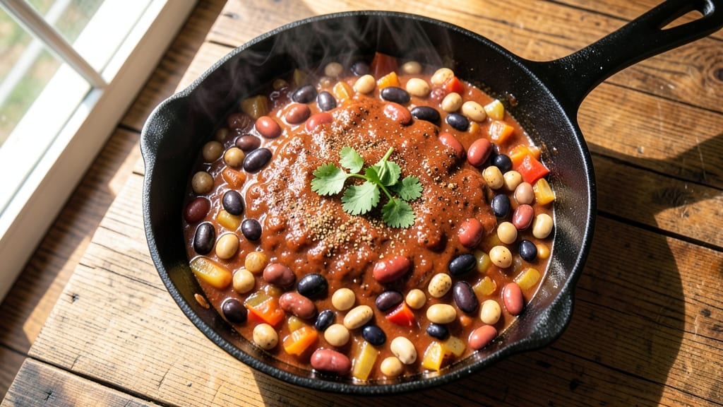6 Bean Chili Recipe: Smoky Depth With Six Hearty Beans