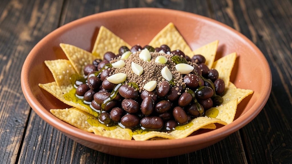 Bean Stuff Recipe: Crispy Tortilla Crowns Over Smoky Cumin Beans