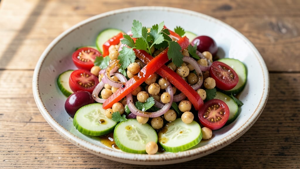 Bean and Veggie Salad Recipe: Crunchy Layers and Bright Herb Zing