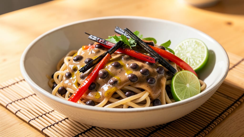Black Bean and Rice Noodle Recipe: One-Pot Protein-Packed Meal in 30 Minutes
