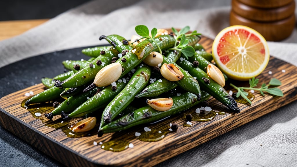 Blackstone Green Beans Recipe: Charred Edges and Almond Butter Crunch