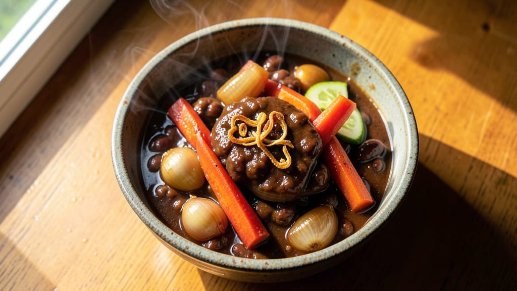 Bean Paste Stew Recipe: Smoky Tortilla-Crusted Depth in One Pot