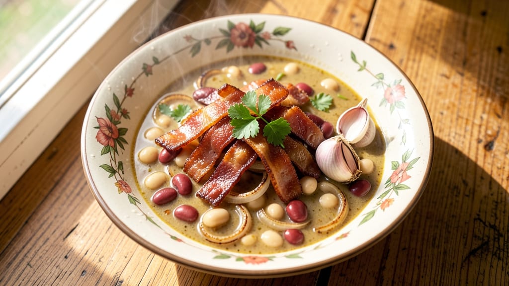 Bean and Bacon Soup Recipe Real Simple: Smoky Bacon Bites and Hearty Bean Blend