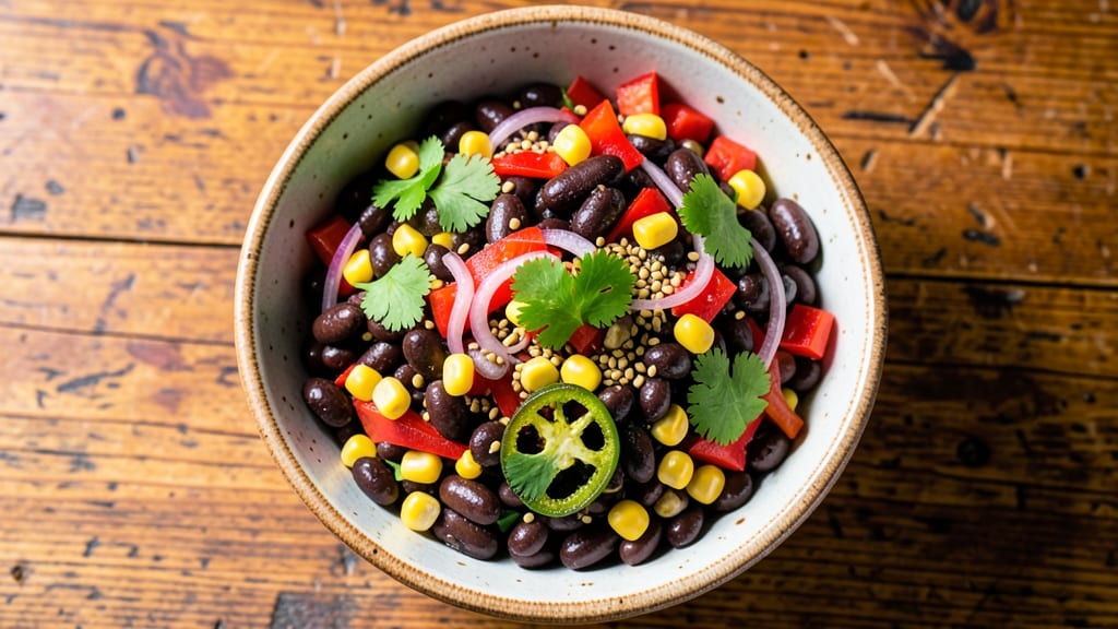 Black Bean and Corn Relish Recipe: Bright, Zesty Bite-Sized Fiesta