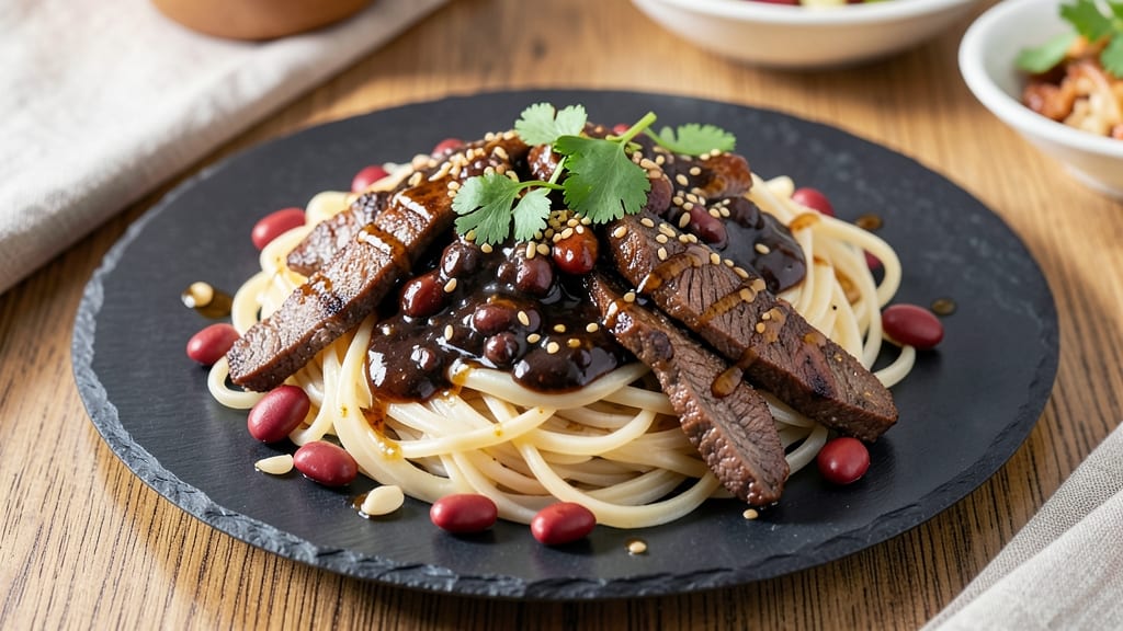 Beef Black Bean Sauce Rice Noodle Recipe: Smoky Spice-Packed Stir Fry in 20 Minutes