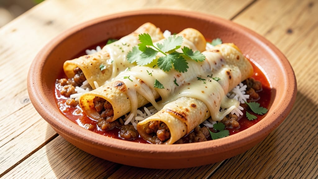 Bean and Rice Enchilada Recipe: Layered Protein-Packed Meal in One Skillet