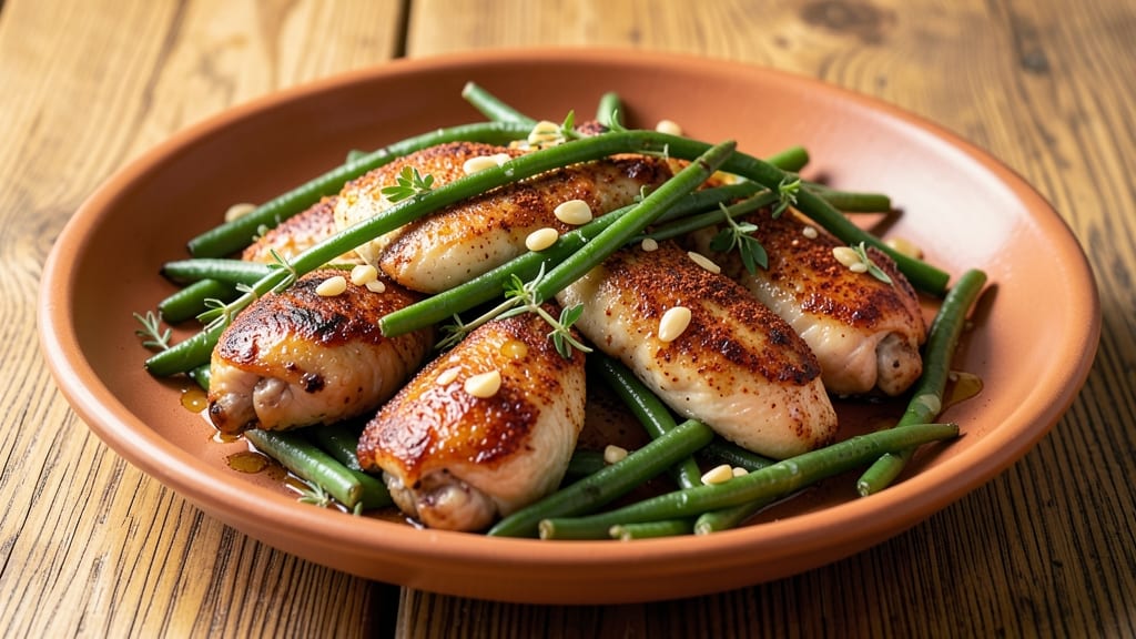Babe's Chicken House Green Beans Recipe: Crisp-Tender Beans With Smoky Garlic Chicken
