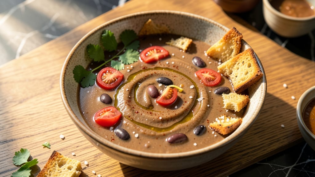 Blended Bean Soup Recipe: Smoky Tortilla-Crusted Creaminess in One Pot