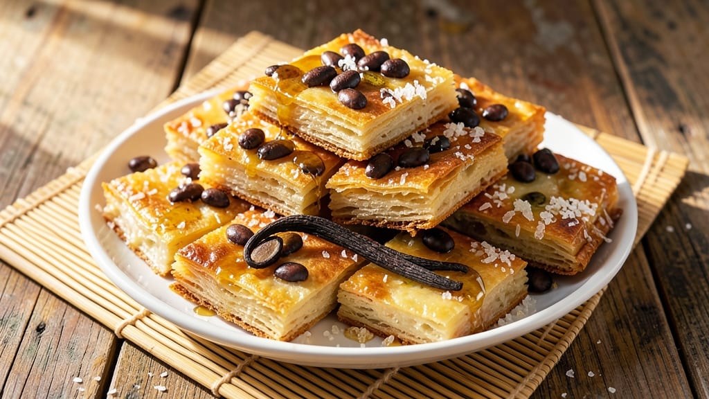 Black Bean Hopia Recipe: Crispy Tortilla Crowns Over Sweet Cheese Filling