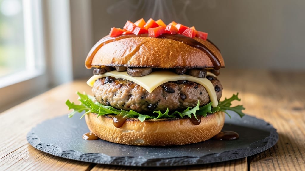 Black Bean and Mushroom Veggie Burger Recipe: Umami-Packed Bites That Grill Like Meat