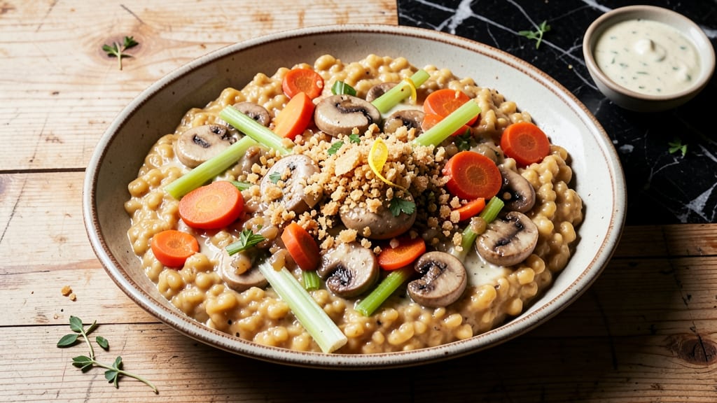 Bean Casserole Recipe Vegetarian: Creamy Mushroom and Herb Layers