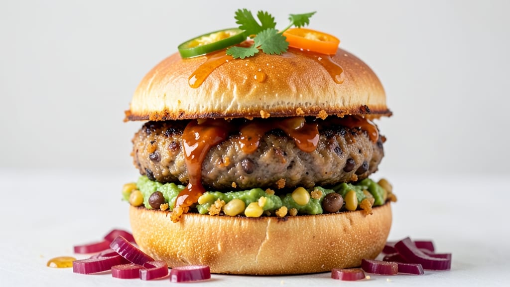 Jamie Oliver's Black Bean Burger Recipe: Crispy Tortilla-Crusted Plant Power