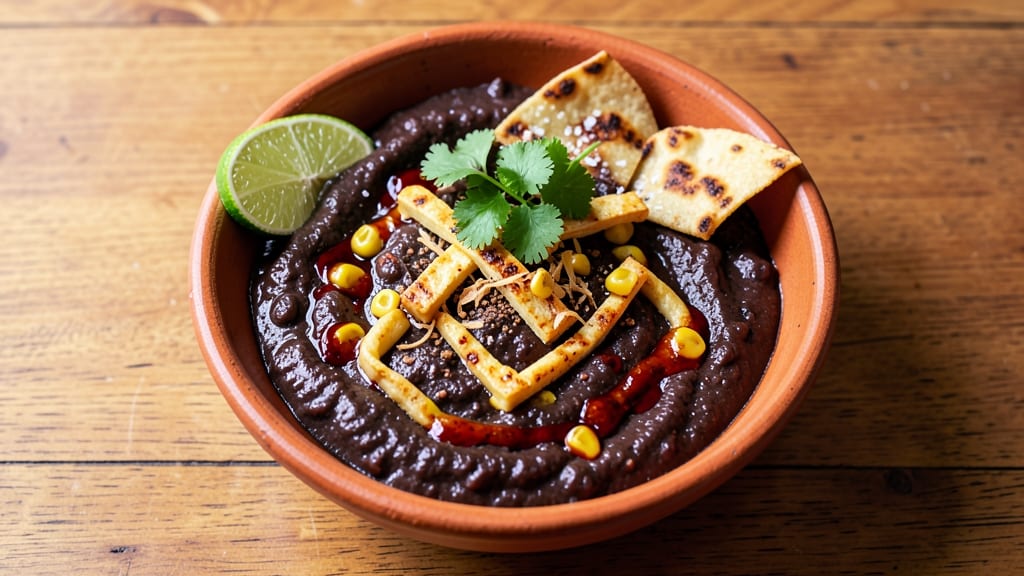 Best Black Bean Recipe Ever: Crispy Tortilla Crowns Over Smoky Cumin Cheese Streaks