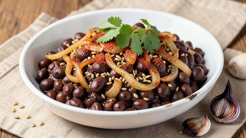 Black Bean Burrito Filling Recipe: Smoky Cumin and Lime Bean Blend With Crispy Texture
