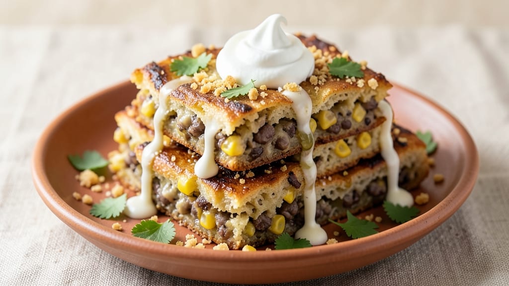 Black Bean and Corn Cakes Recipe: Crispy Tortilla Crunch With Earthy Sweetness