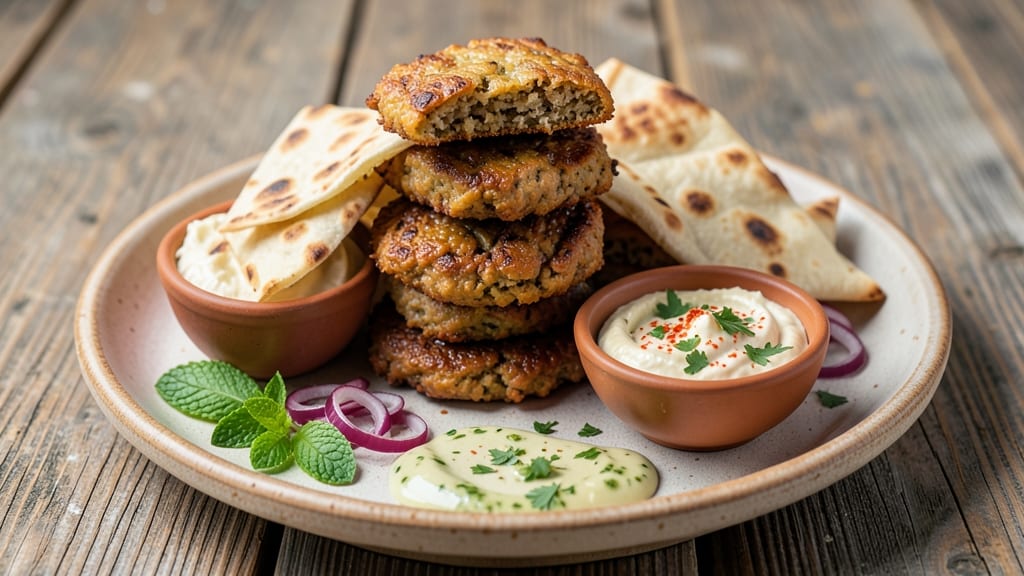 Bean Falafel Recipe: Crispy Tortilla-Crusted Bites with Herby Chickpea Heart