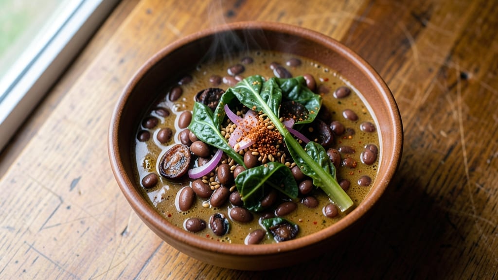 Brazilian Black Bean Soup Recipe: Moosewood-Inspired Smoky Cumin Crunch