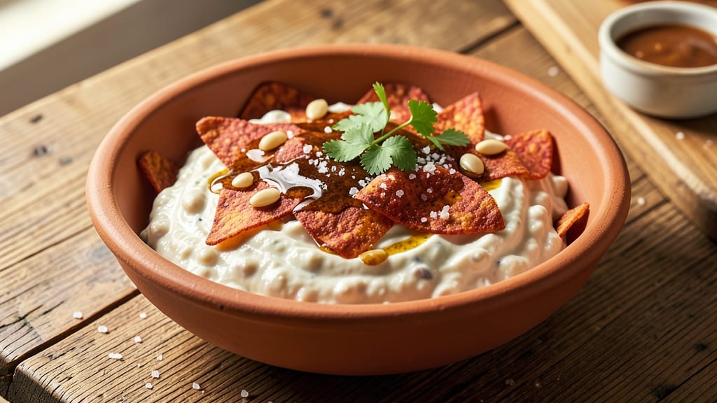Arribas Bean Dip Recipe: Smoky Cumin-Tortilla Crunch Over Creamy White Beans