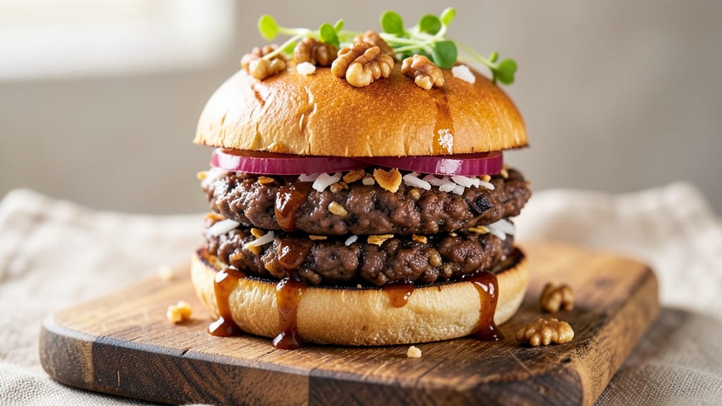 Black Bean and Brown Rice Burgers Recipe: Hearty Plant-Based Patties With Nutty Earthiness